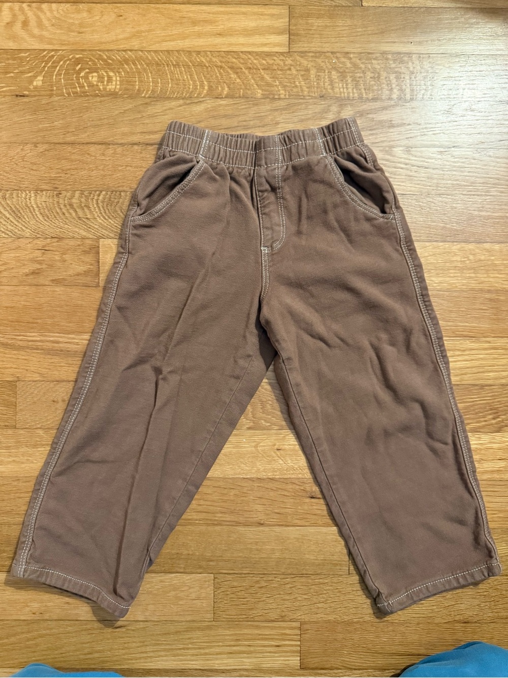 Zara Kids Brown Pull-On Casual Pants Size 6